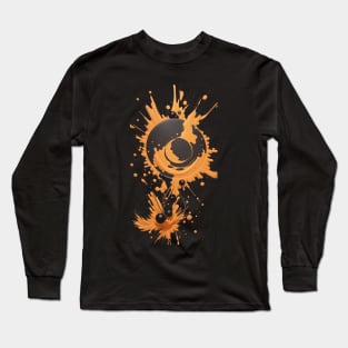 ORANGE SPLASH Long Sleeve T-Shirt